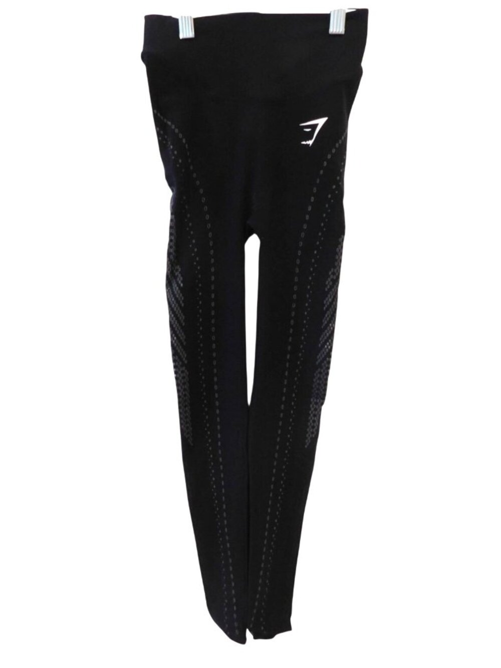 Gymshark Sz XS Black Leggings High Rise Seamless Athleisure Active Gymwear